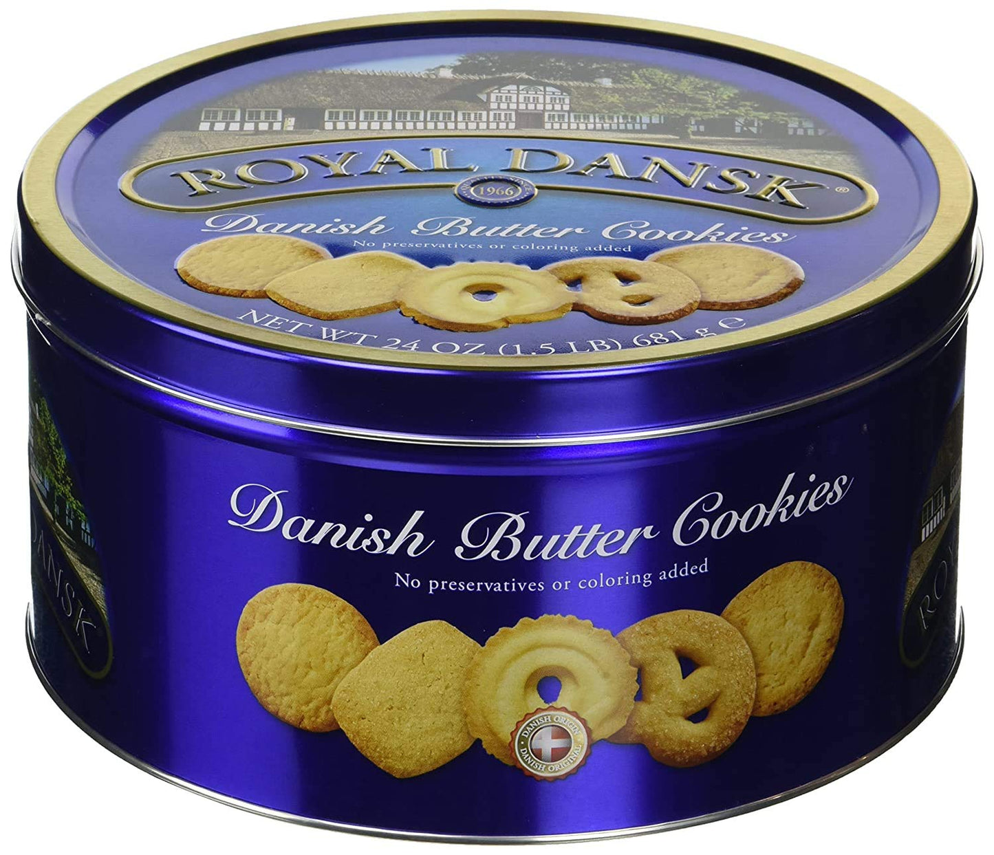 Danish Butter Cookies, 24 Oz. (Pack of 1)