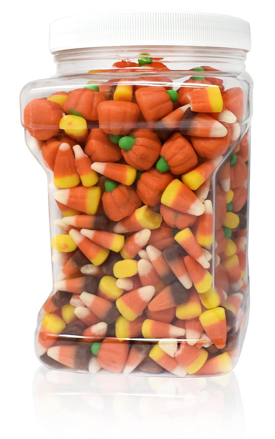 Sarahs Candy Factory Pumpkin- Candy Corn-Indian Corn- Autumn Mix in Jar, 3 Lbs