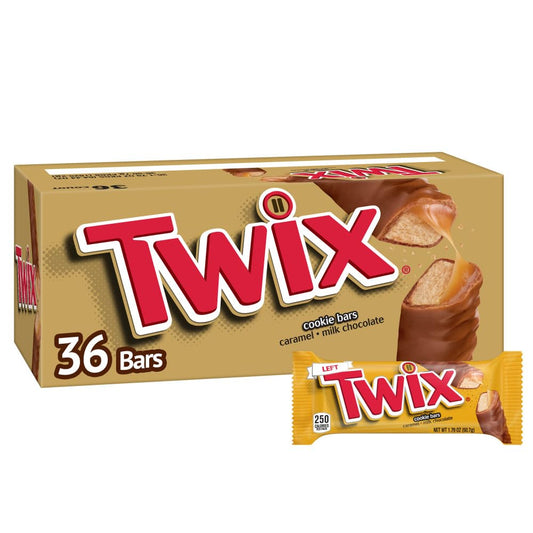 Full Size Caramel Chocolate Cookie Candy Bar, 1.79 Oz. 36-Count Box