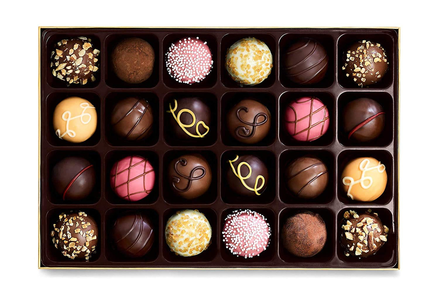 , Signature Truffles Assorted Chocolate Gift Box 24Ct, 1 Ounces