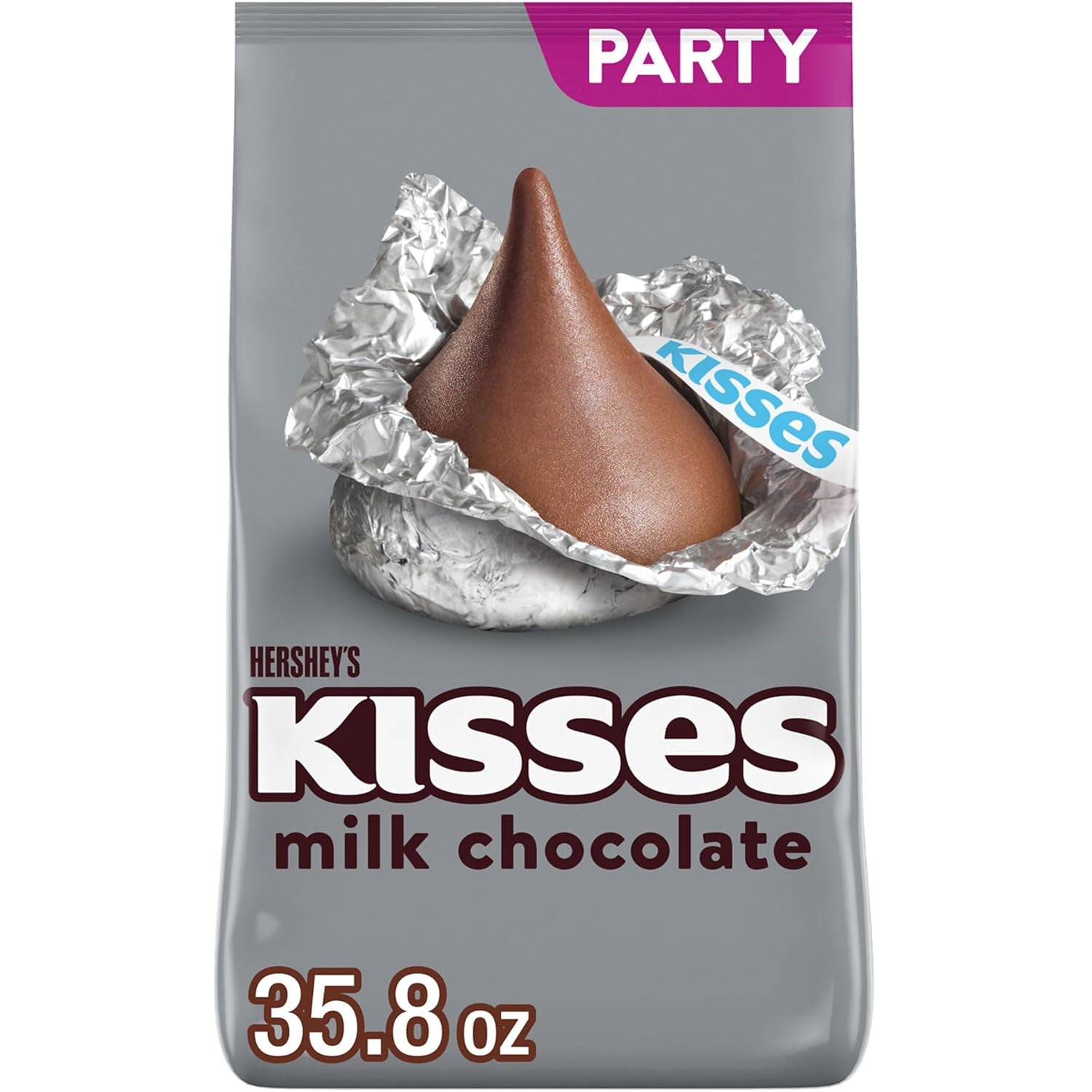 KISSES Milk Chocolate, Halloween Candy Party Pack, 35.8 Oz