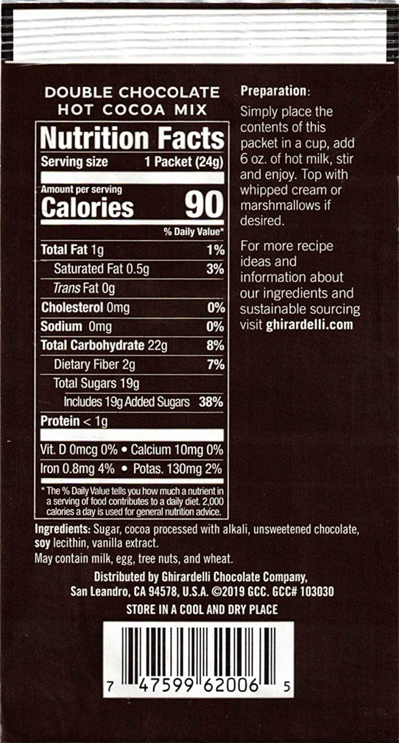 Double Chocolate Hot Cocoa Mix, 0.85-Ounce Packets (Pack of 10)