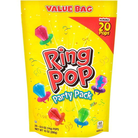 Lollipops - Bulk Candy Individually Wrapped Suckers Variety Party Pack- 20 Count W/ Assorted Flavors - Hard Candy for Party Favors, Kids & Goodie Bags
