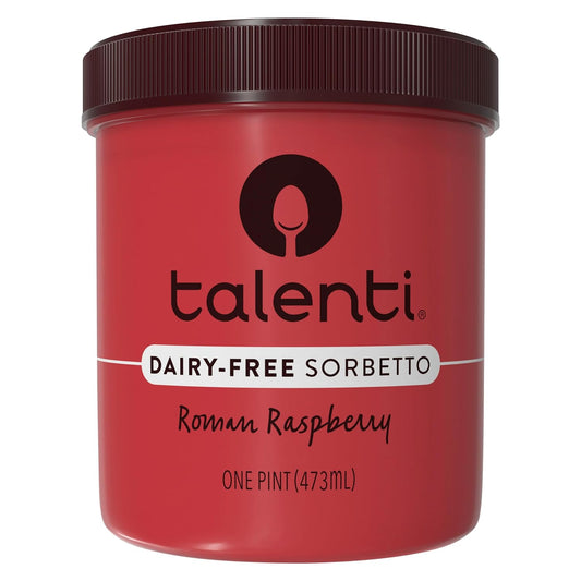 Sorbetto for a Delicious Non Dairy Ice Cream Alternative Roman Raspberry Made with Non-Gmo Ingredients 1 Pint