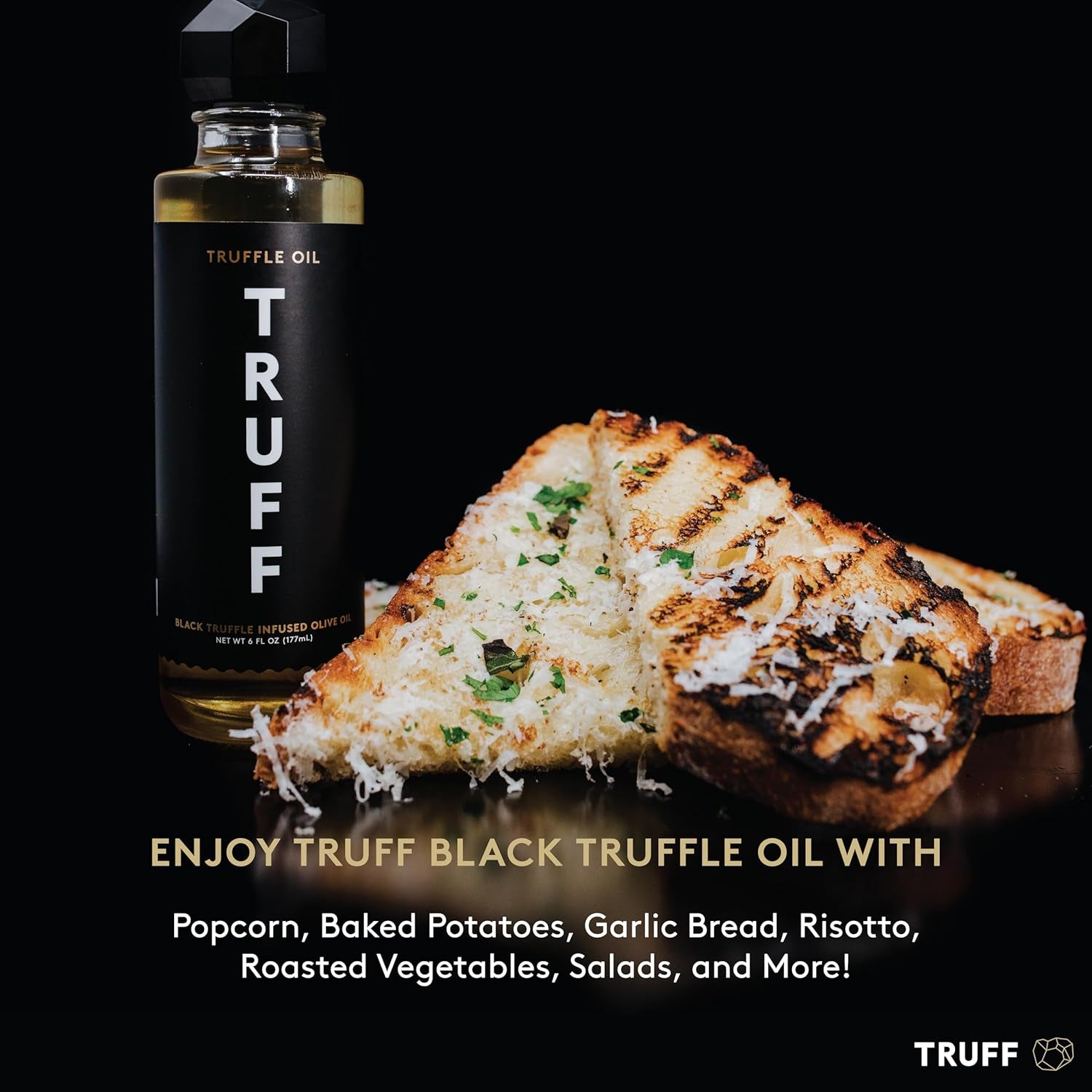 Black le Oil - Black le Infused Olive Oil - Gourmet Dressing, Seasoning, Marinade, or Drizzle, Non-Gmo, Gluten-Free, 5.6 Fl.Oz